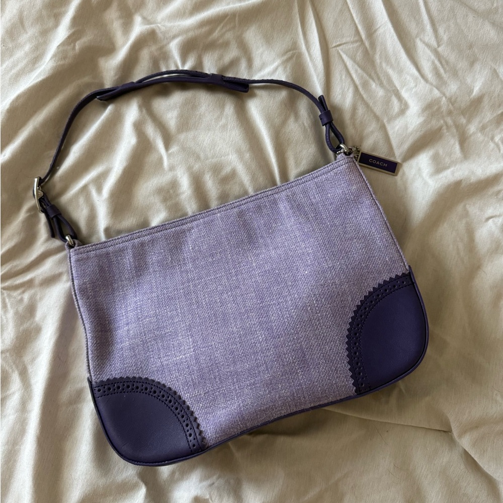 Coach Penelope Purple Shoulder Bag